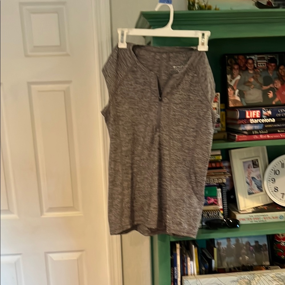 Gray Sleeveless Women's Running Top From Athleta